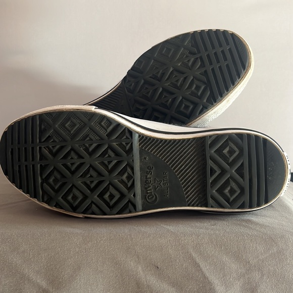 Converse All Star Chuck Taylor Woolrich Hi Top plaid sneakers women’s size 7.5 - Picture 5 of 8